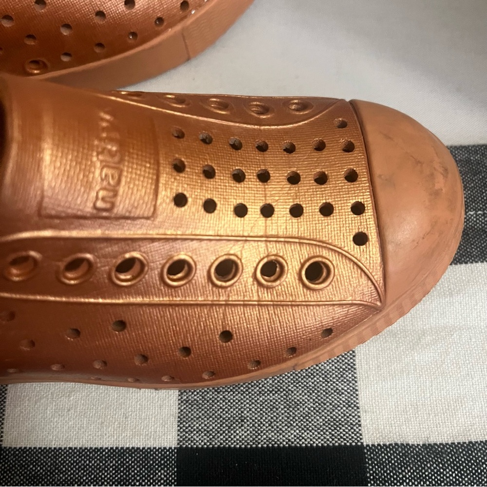 Native Jefferson Toddler Girls Slip On Shoes Size 10 - Picture 7 of 8